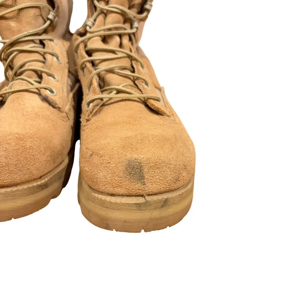 Belleville 790G Mens 7 R Gore-Tex Waterproof Combat Flight Boots Tan Leather USA